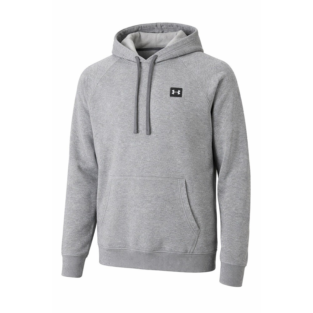 Under Armour Hoodie Mens Small‎ Gray Pullover Fleece Loose Fit Sweatshirt